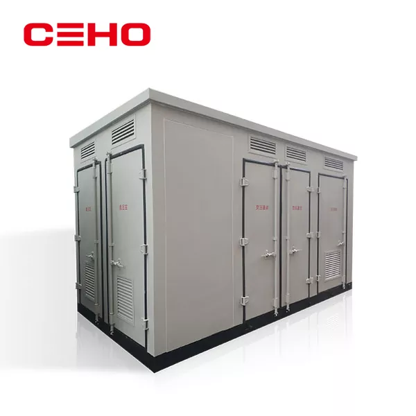 プレハブコンテナ型変電所